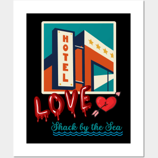 Love shack by the sea Posters and Art